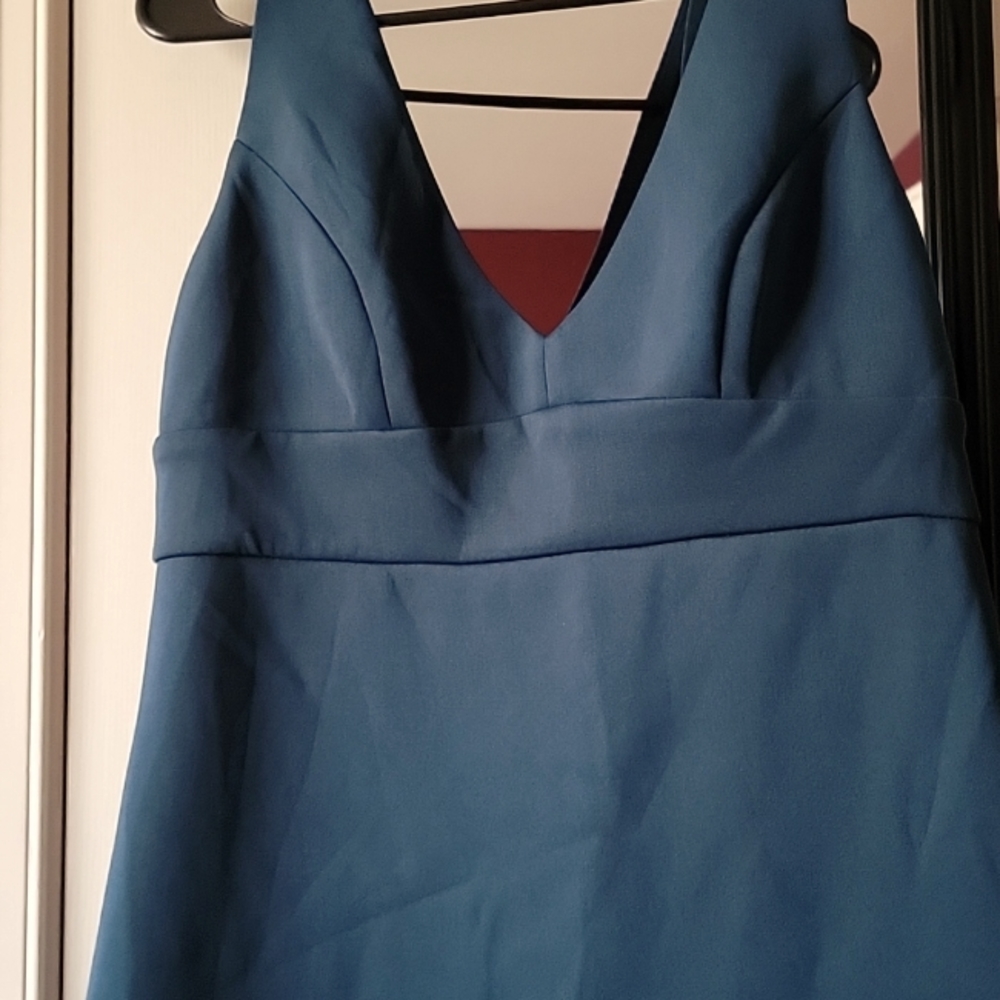 Bodycon teal dress